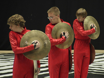 As with color guard, I sit near the front with my camera and try to capture patterns within groups of performers.