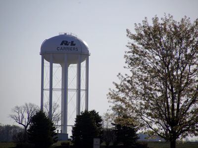 This morning I left the city and drove to a place where this was the only type of skyscraper.