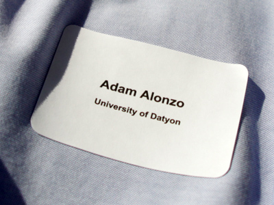 At least my name was spelled right.