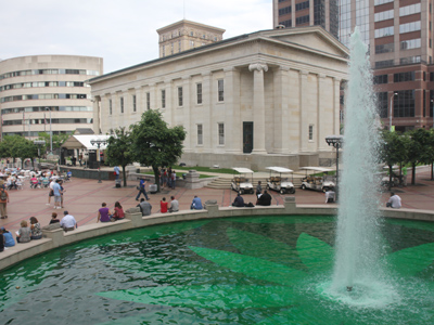 Who filled the fountain with Ny-Quil?