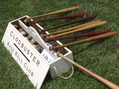 The Dayton Clodbusters challenge all comers to a base ball tournament.