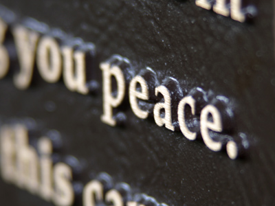 Paix, paz, pace, frieden, vredem, m�r, rauha, b�ke, mier, amani.