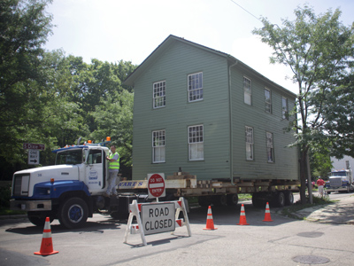 This is so much easier than boxing everything up and moving into a new house.  Just move the entire house!