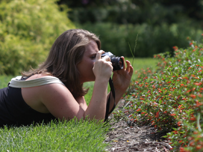 One of my recommendations was to take pictures from ground level, and this student practiced what I preached.