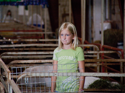 More comfortable among the goats than among people.