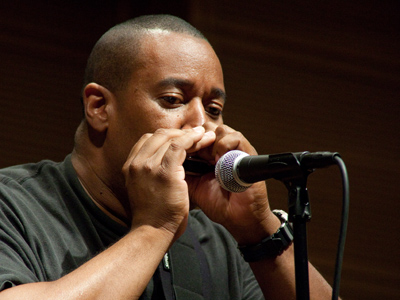 Sittin` in with the blues.