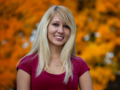 Not just pretty, she`s also very sweet and smart too.  She`s an 18-year-old junior in college.