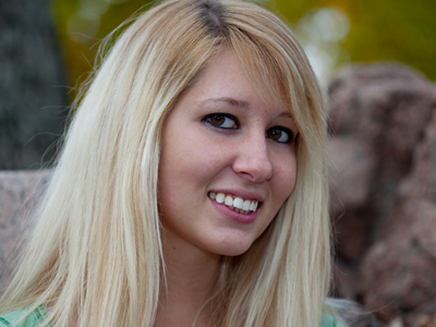 Never once did her smile falter, nor did she blink while I was taking her picture.