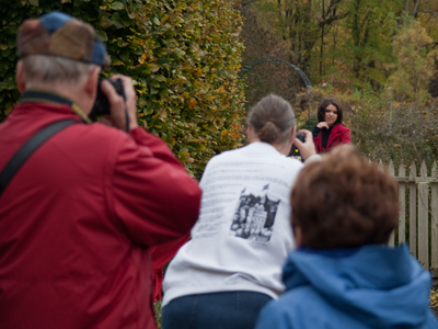 Once again, Mary was a cooperative model for my photo workshop (see June 20, 2009).