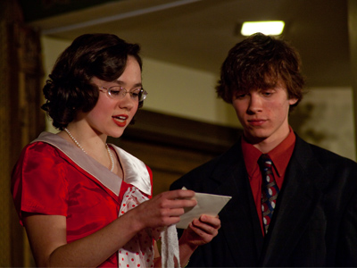 There`s always a letter scene (see December 6, 2007).