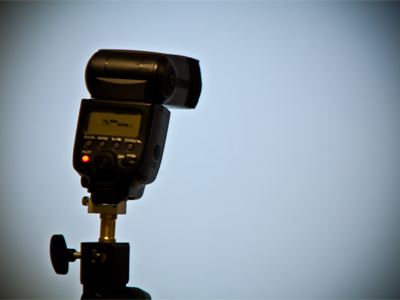 Like my first studio photo (taken on April 4, 2006) this dull looking shot is just the beginning of revolutionary things -- thanks to that new little gizmo I showed you yesterday.