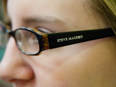 Don`t tell Steve Madden that Annie took his glasses.