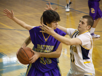 A two-man trap means SOMEBODY is open.