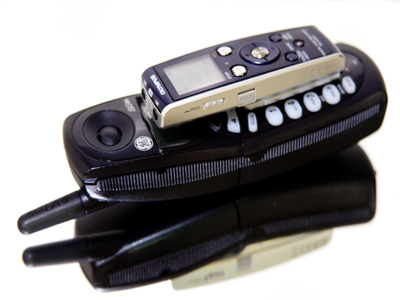 Today I interviewed a musician in Israel, using this awkward method to record it.