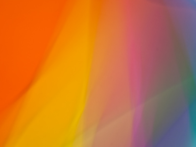 Colored paper, waved in front of the lens.