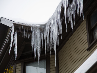 It`s not MY fault that the icicles outside my window . . . 