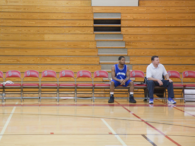 `I`m ready to go in, coach.  All warmed up.  Ready when you are, coach.  He looks tired, don`t you think?  I think so.`