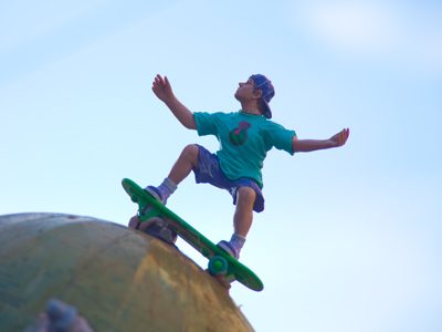 On top of the world.