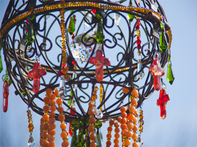 Chimes and crystals and Catholicism.