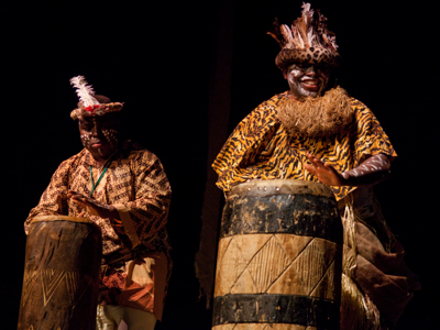 A drummer from one tribe could beat a literal message that could be understood by others in nearby villages.