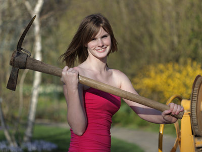 She had a good sense of humor, and very few inhibitions.