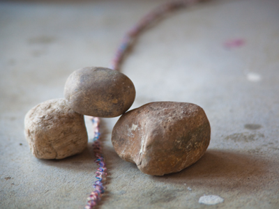 Part of an art installation about Dayton`s rivers.