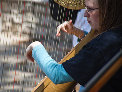 Some students found serenity during finals week.