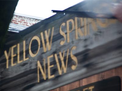 Through an unexpected sequence of events, I found myself a music critic for the Yellow Springs News this evening.