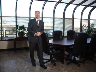 Okay, I did accomplish SOMETHING today.  I took a portrait of a downtown businessman.