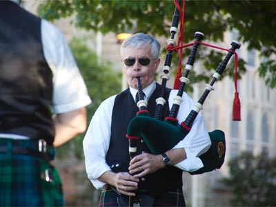 I had put my camera away for the evening, but then I heard a mournful droning sound I went off in search of it.