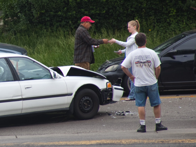 The secret to good driving is learning to evade the bad drivers.  But they`re usually unable to evade each other.