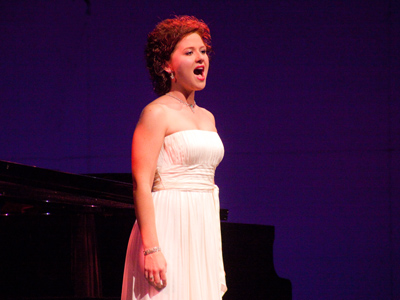 She sang Mozart`s `Alleluia.`