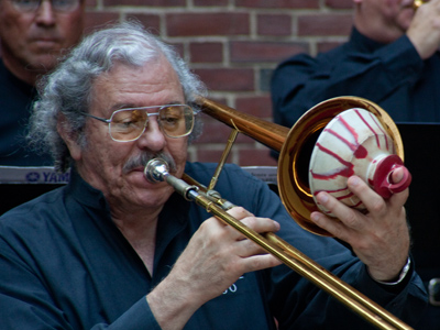 Just like Charlie Brown`s teacher:  muwah-mwa mmwhaaahh!