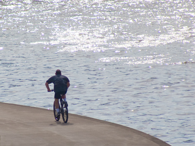 The evening commute.