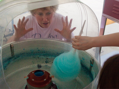 Some people REALLY LOVE cotton candy.