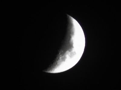 There was also a church steeple in this shot, but it was too dark to show up.