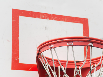 Study in orange and white.