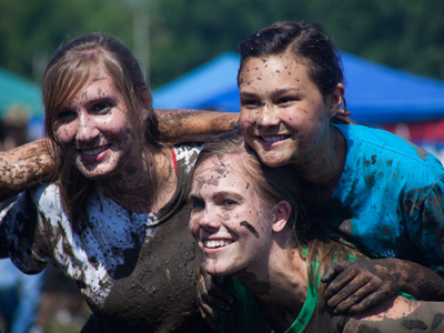 Good clean fun for charity.  And, yes, my camera and I got very muddy.