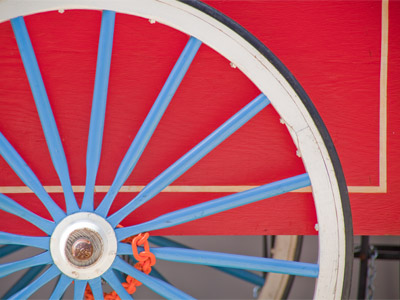 Scene from `Wagon Train.`