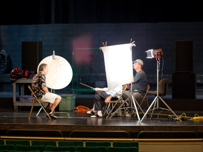 Executive directors, music directors, and artistic directors were interviewed on video and then I took their portraits.