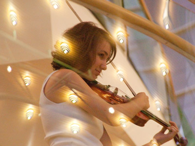 Fairies are attracted to the sound of a violin.
