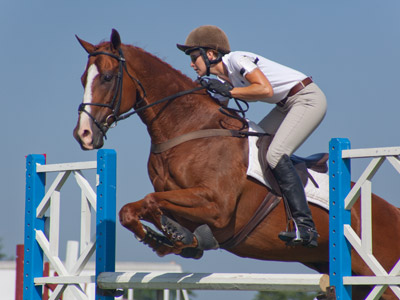My photos show only a flying horse and the wide open sky, but people who took pictures from normal height also got the concession stand and spectators in the background.
