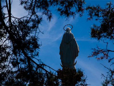 Overlooking the University of Dayton.