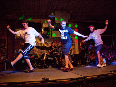 Yes, people still tap dance, as I found out this evening.