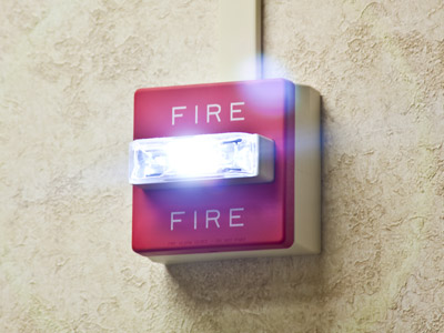 My new office has one of these on the wall, so I`m certain to know when there`s a fire drill.
