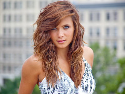 Most of this girl`s previous pictures were taken in wheat fields and barns, so I wanted to show her in the big city.