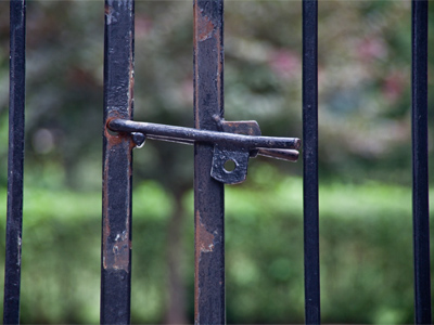 Being locked inside Smith Garden wouldn`t be too bad.  Being locked outside Smith Garden would be a tragedy.