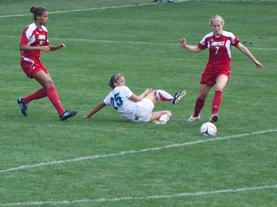 Fortunately, someone had time to put lines on the field.
