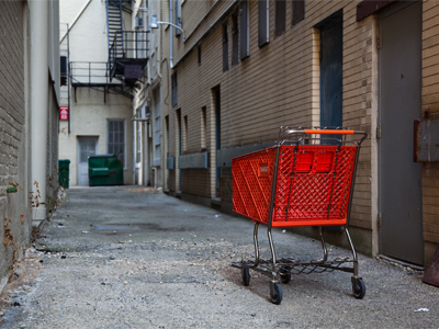 Shopping downtown just isn`t what it used to be.