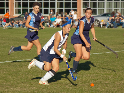There were lots of people on the other side of the field taking photos -- pointing their cameras straight at the sun.